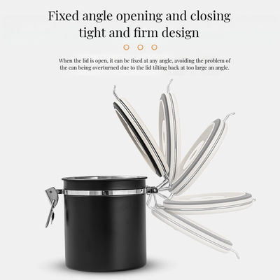 Embalaje de almacenamiento de alimentos Modernas latas de café de acero inoxidable 304 con conservación respirable