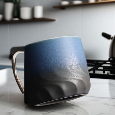 Taza de café japonesa pintada a mano 70 ml Capacidad para taza de té de porcelana vintage moderna