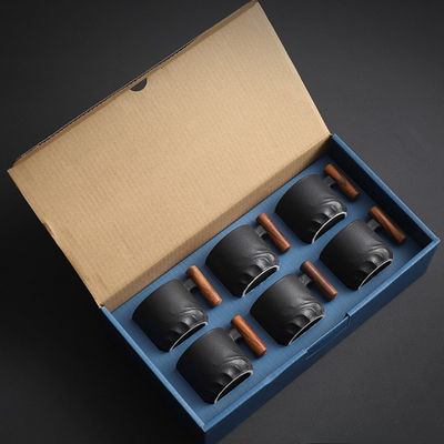 Taza de café japonesa pintada a mano 70 ml Capacidad para taza de té de porcelana vintage moderna