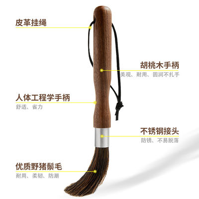 El cepillo de limpieza para molinillo de café de madera La herramienta de cocina perfecta para la limpieza sostenible