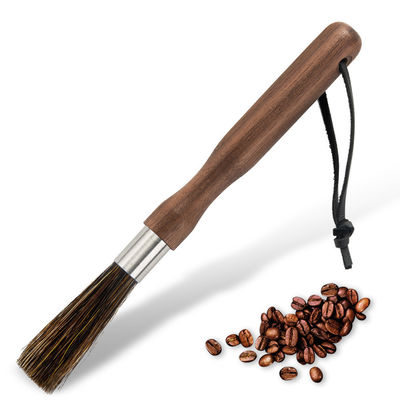 Cepillo de limpieza de madera de bambú curvado con mango largo y desmontable para cocina en casa