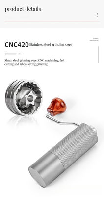 Mini redondo negro / plateado molino eléctrico de molienda de granos de café multifuncional para almacenamiento