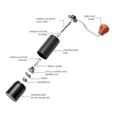Conjunto de tarro de almacenamiento de cocina de diseño redondo multifuncional para sellamiento de azúcar de café y té