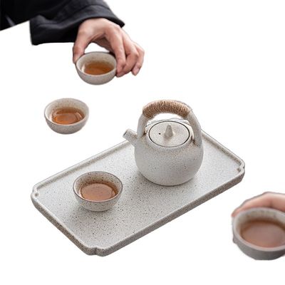 Conjunto de té de Kung Fu de porcelana japonesa Moderno Tequillera de manija en bucle con caja de regalo