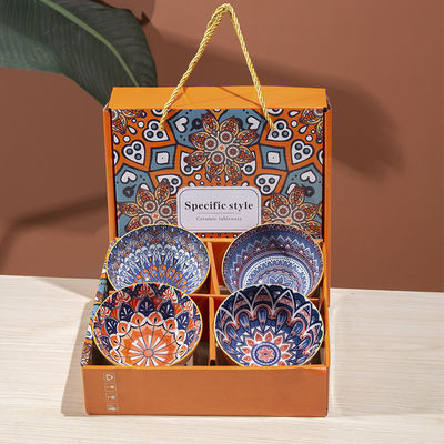 Cuencos tipo vajilla de cerámica de porcelana para decoración de regalos en estilo boho