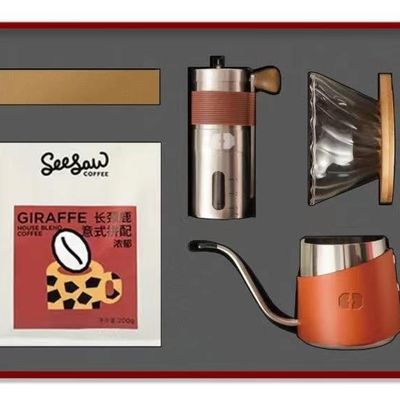 Máquina de café manual tradicional de alta capacidad OEM con corcho PU de acero inoxidable