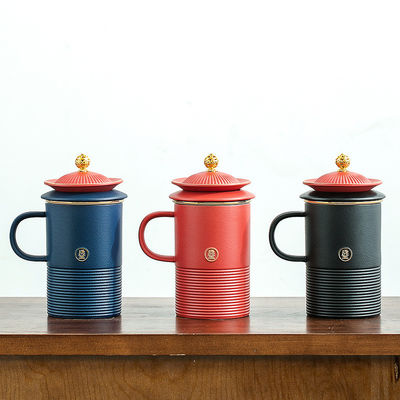 Todas las ocasiones King Cup personalizado de lujo hecho a mano árabe de oro borde de porcelana blanca tazas de té