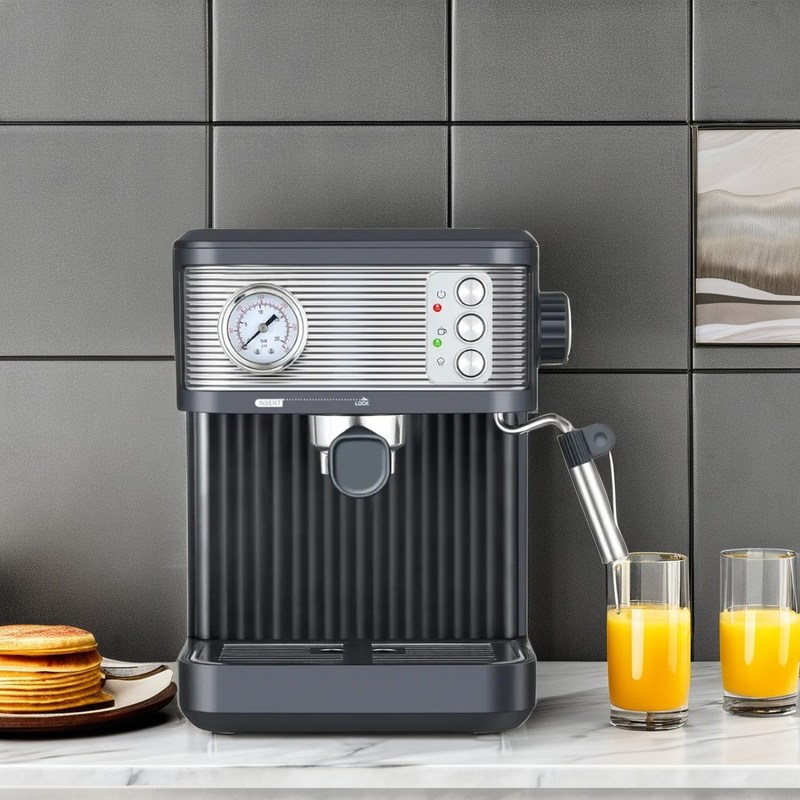 Máquina de café europea con diseño semiautomático y sensor electrónico personalizado