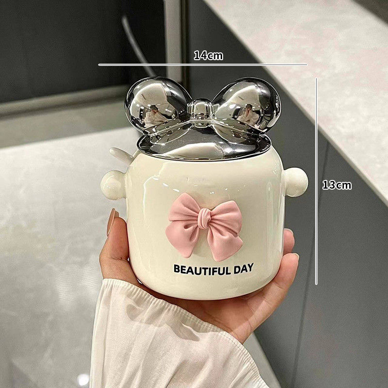 Contenedores de contenedores de vidrio de borosilicato cerámico para té, café, azúcar y dulces