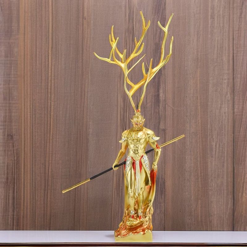 Personalizado 3D Monkey King Resin Figura Una necesidad para los aficionados y coleccionistas del viaje al oeste