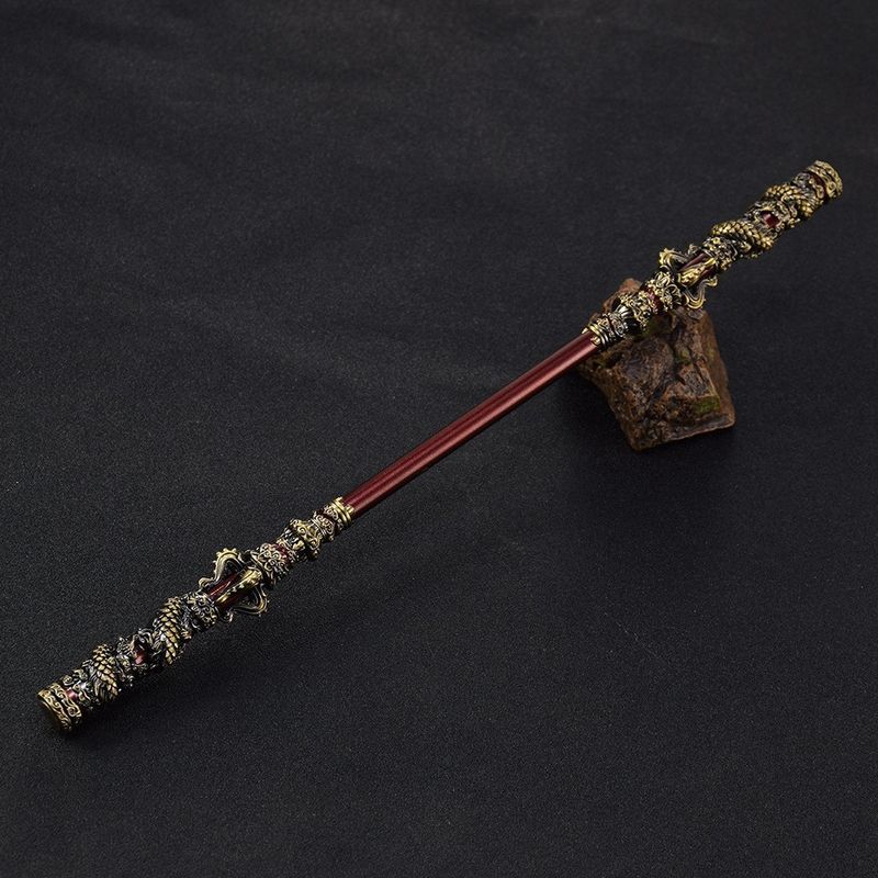 35cm de tamaño irregular de arte de metal completo Rey Mono Ruyi Jingu Bang modelo para el aniversario
