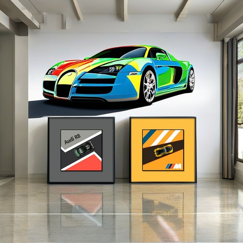 Paredes de coches de aleación eléctrica perfecta decoración para el hogar