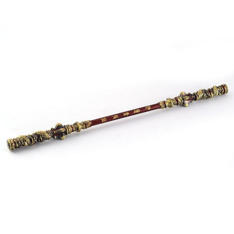 Ornamentos 35CM Monkey King Ruyi de metal completo modelo de ornamento de golden hoop para aniversarios