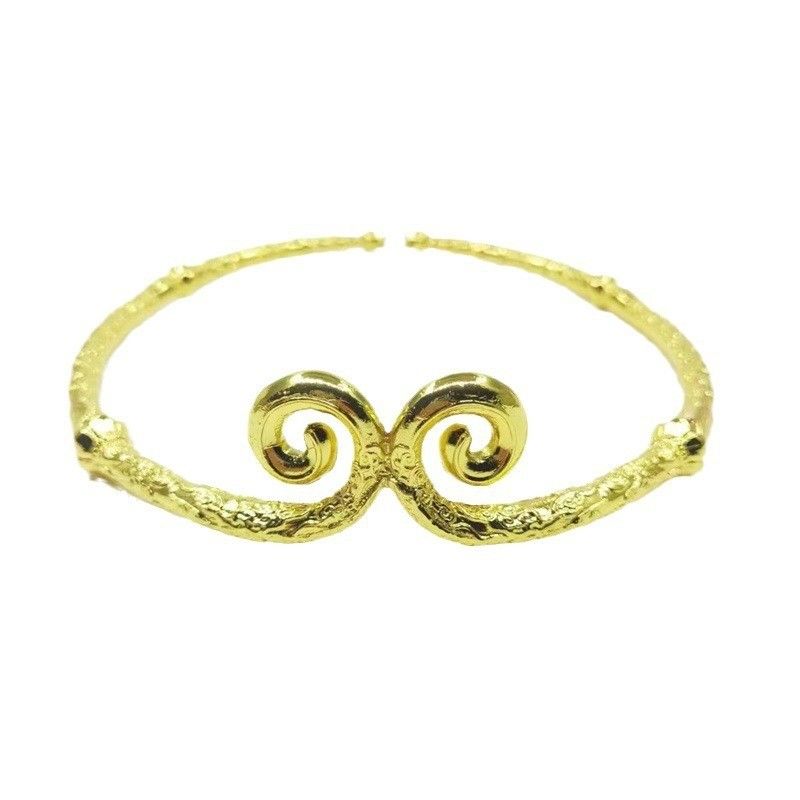 Monkey King Gold Hoop Ring Badge Set de tres piezas para la periferia del juego dentro de Black Myth