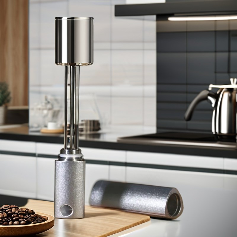 Diseño moderno herramienta de distribución de polvo de cerámica de hueso para té y café para expreso