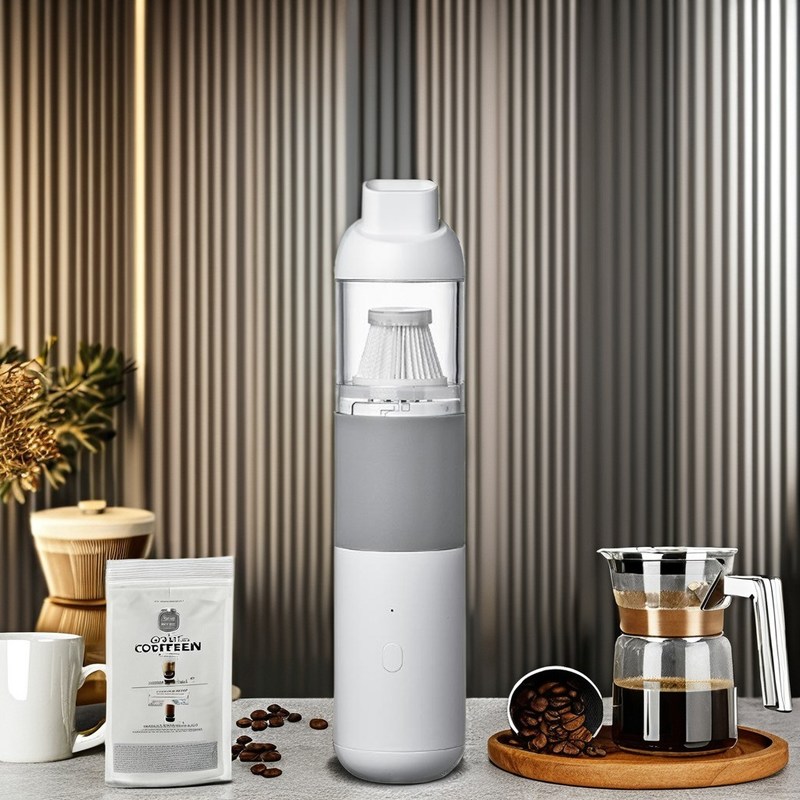 Limpiador de escritorio de café en polvo recargable pequeño y respetuoso con el medio ambiente para limpieza de encimeras