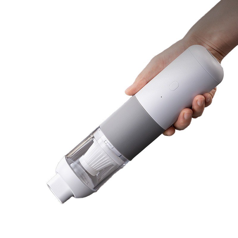 Pequeño limpiador de polvo de café de escritorio inalámbrico recargable con diseño de estilo americano