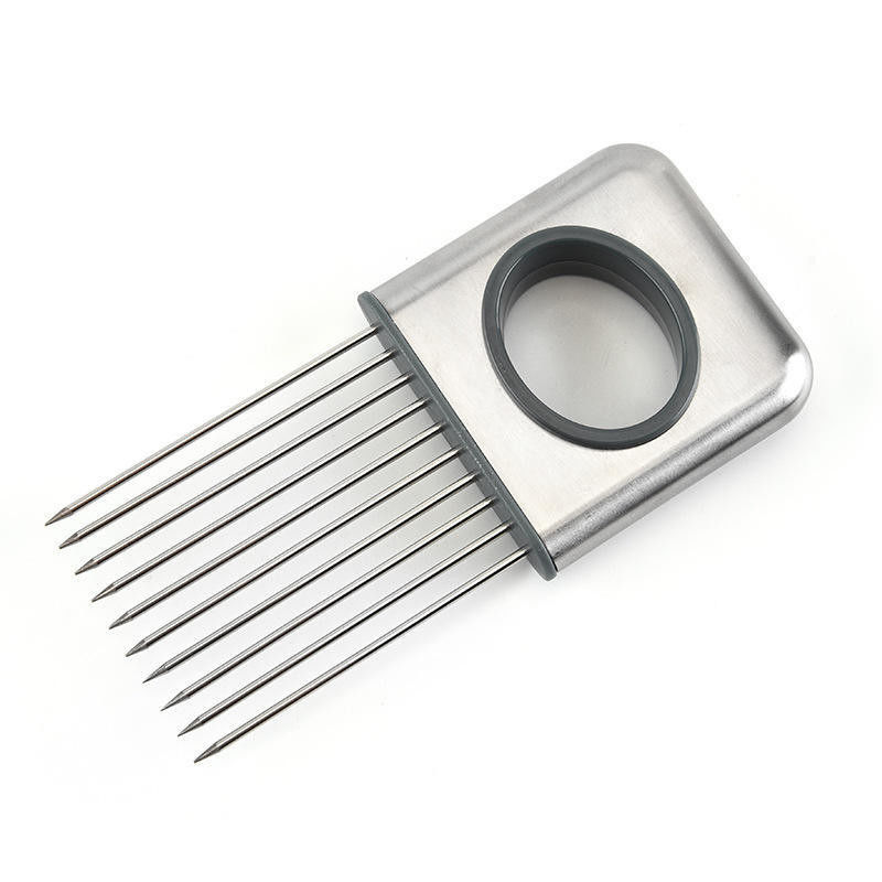 Tipo de metal de acero inoxidable Tomate de cebolla cortador de patata con función de ablandador de carne