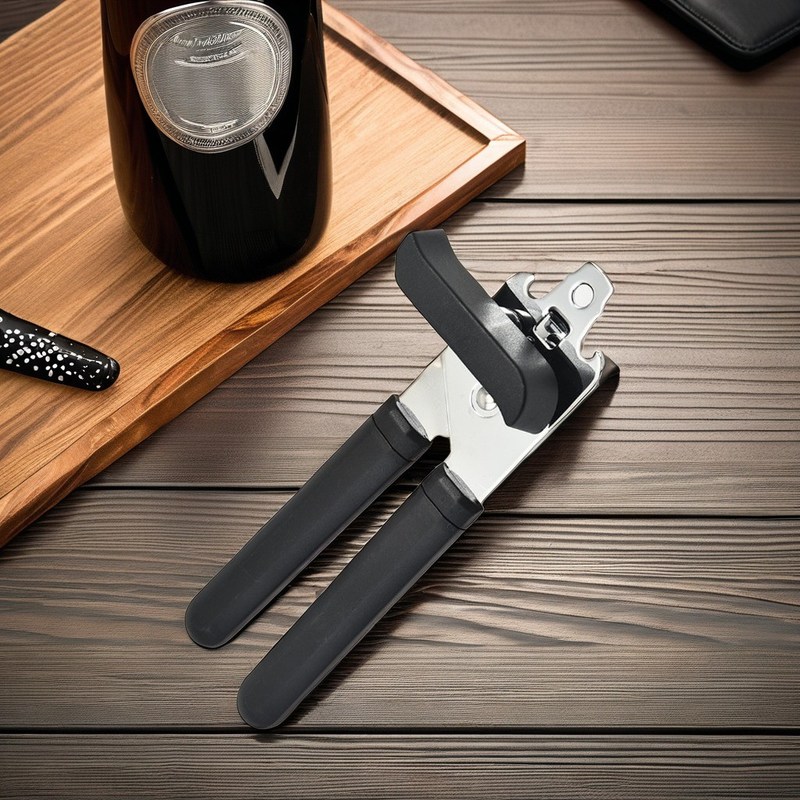 Abridor de latas para el hogar versátil con logotipo personalizado y material de acero inoxidable duradero