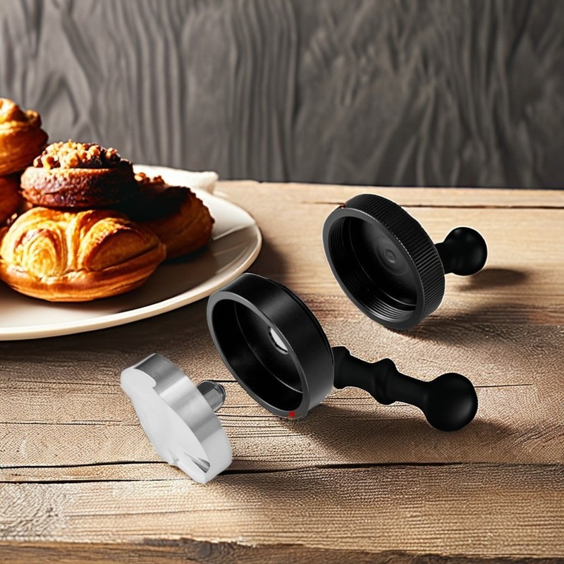 Barista Tamaño 58mm 53mm 51mm Dispensador de café con cuatro hojas de madera y metal ecológico