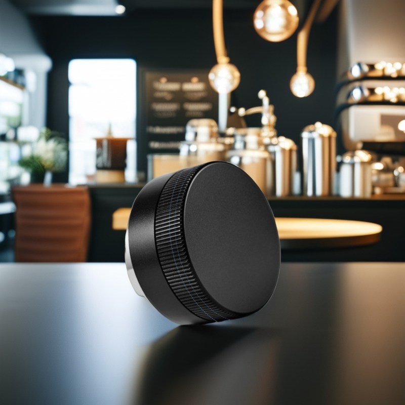 Martillo de polvo de cuatro hojas de acero inoxidable de 58 mm para prensa de café precisa