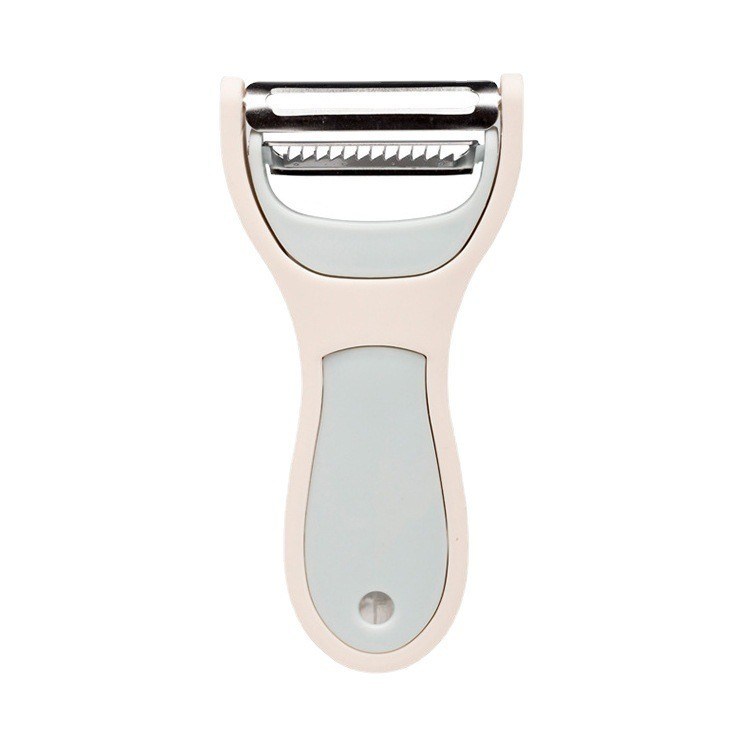 Cuchillas afiladas de acero inoxidable de doble función manual Mini Metal para pelar frutas y verduras