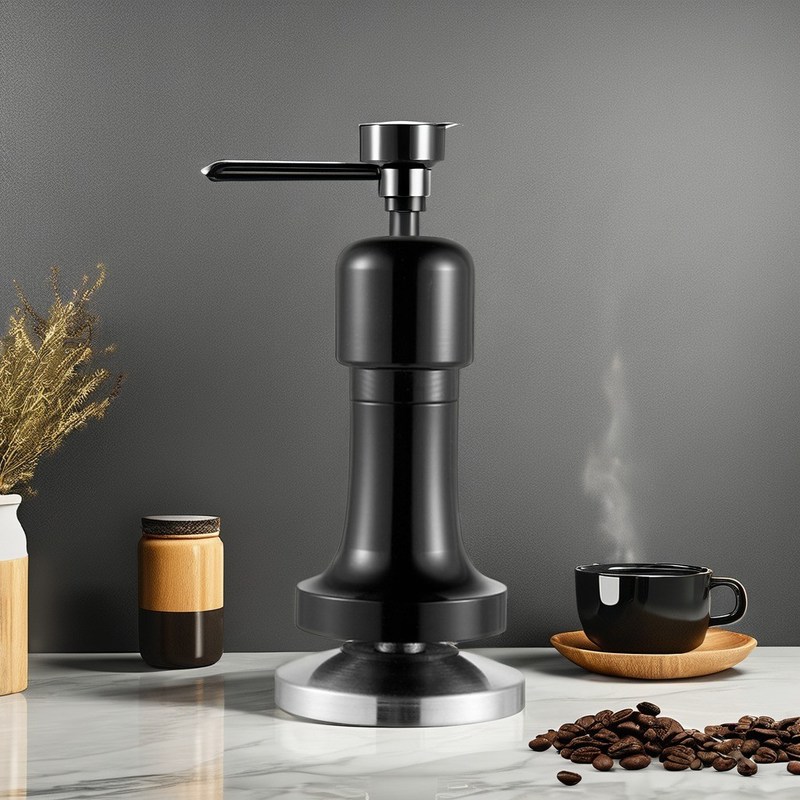 Acero inoxidable de mano empuje el soporte de café perfecto para el café Espresso