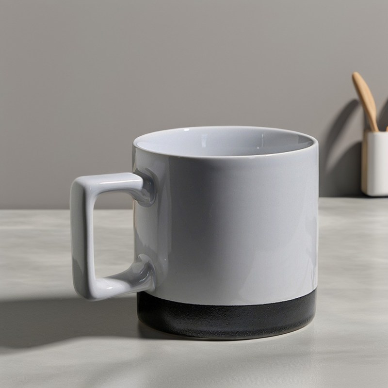 Conjunto de tazas de café de porcelana de cerámica clásico europeo de goteo de goteo y platillo de taza de estilo francés para equipos de café