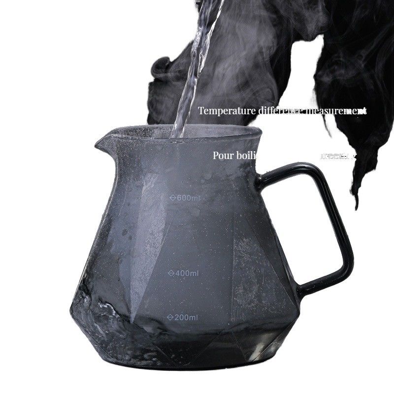 Tipo de utensilios de escritorio de bebidas Set de té de café Durable borosilicato transparente de vidrio goteador