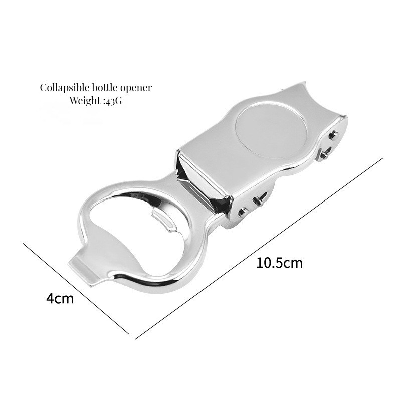 Abridor de botellas de acero inoxidable multifuncional para abrir botellas de vino y champán