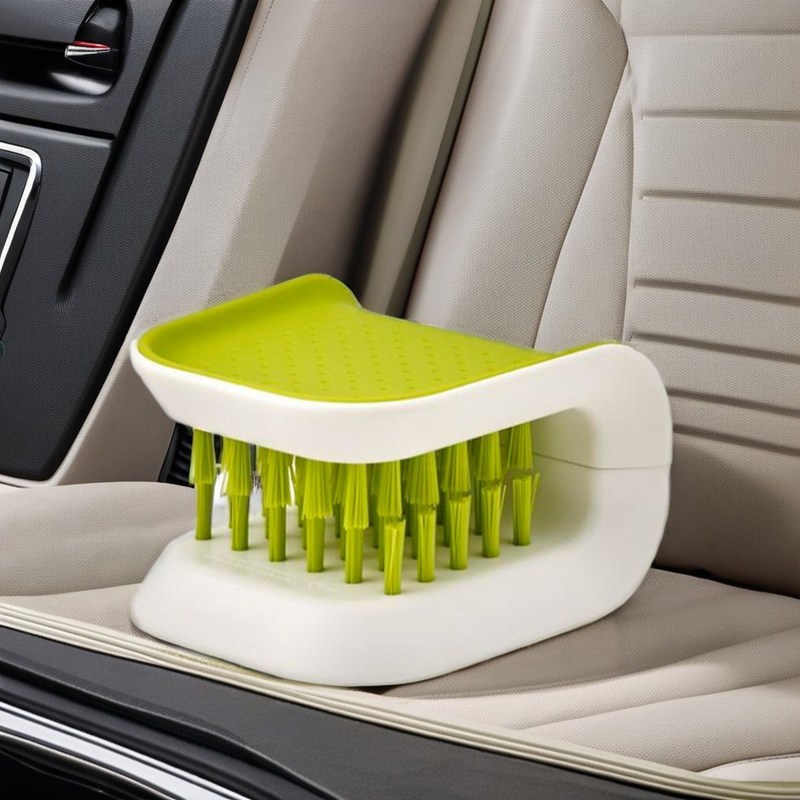 Cepillo de limpieza de cuchillas de cuchillo de plástico y nylon multifuncional para limpiar cubiertos