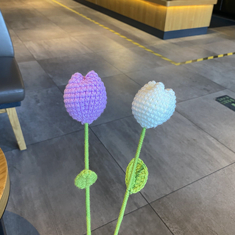 Regalos para el día de San Valentín y la graduación hechos a mano de punto Flor de sol Daisy Bolso 30cm Tamaño