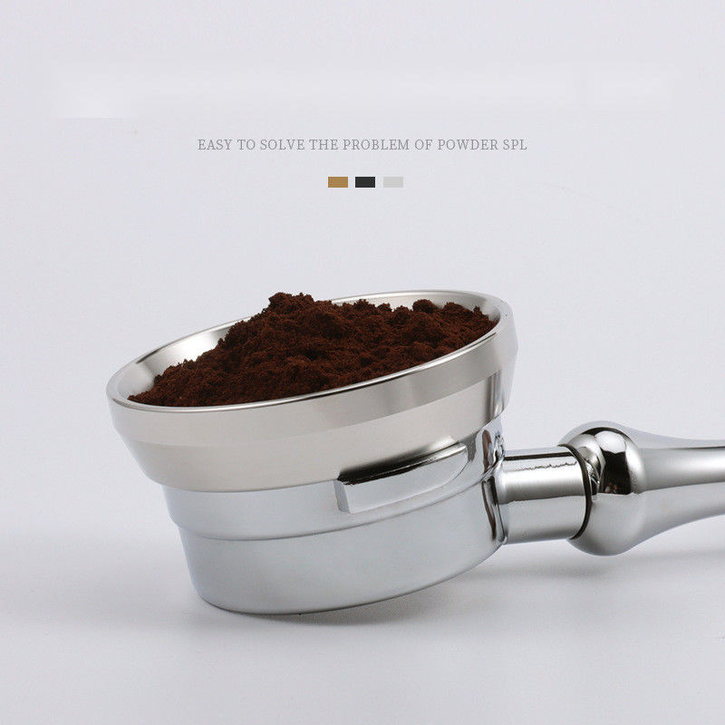 Filtro portátil de metal de plata ecológico para dosificación inteligente de café en el hogar y el café