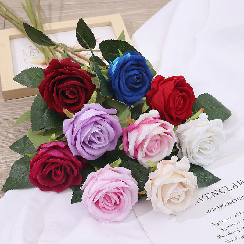 Flores de hortensias artificiales de 51 cm para decoración del hogar bodas Navidad graduación
