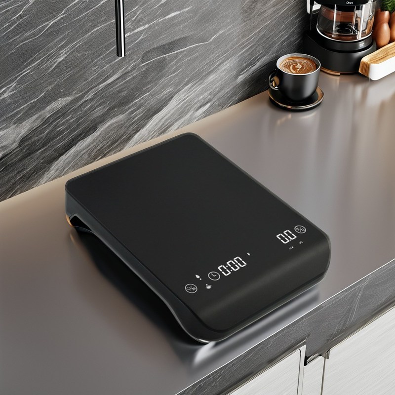 Indicador sin errores Escala de medición electrónica de café ligera para mediciones precisas