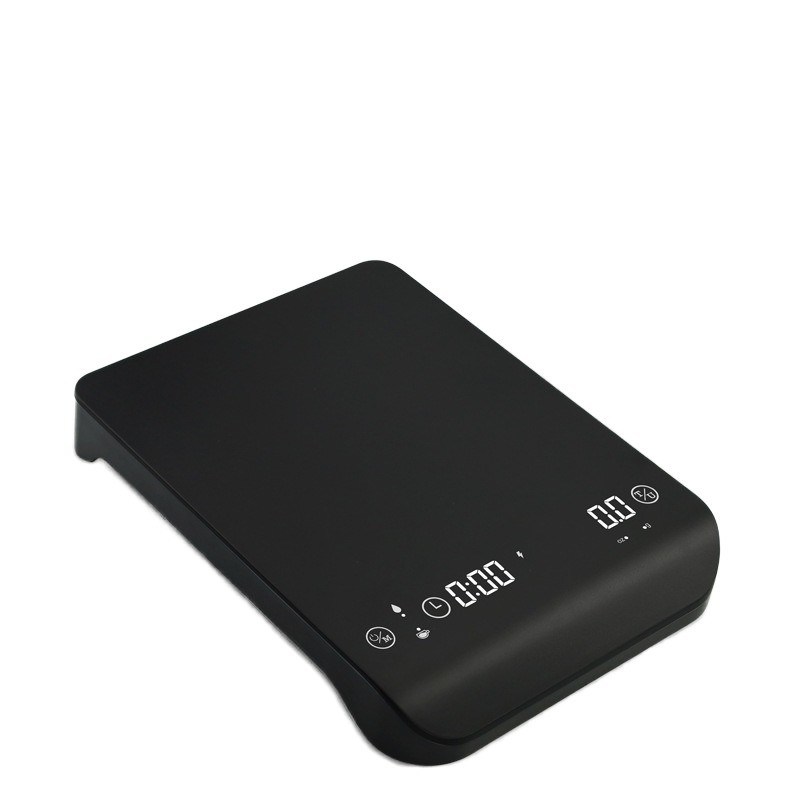 Diseño minimalista Escala de café digital recargable 2024 con temporizador de precisión de 3 kg / 0,1 g y luz de indicador