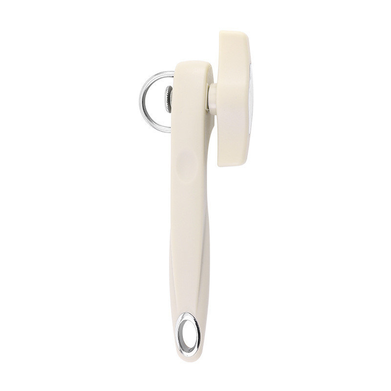 Abridor de lata de corte lateral de acero inoxidable con botella de vino sin esfuerzo