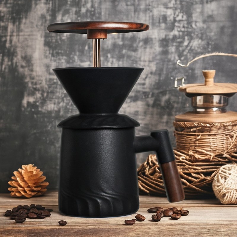 Vintage Cerámica de color negro mate, para casa, hotel, restaurante y oficina