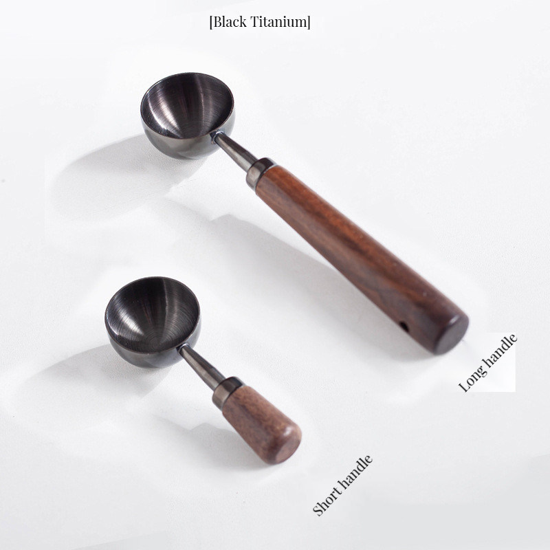 Cucharas de café de acero inoxidable para restaurantes y hogares con mango ecológico