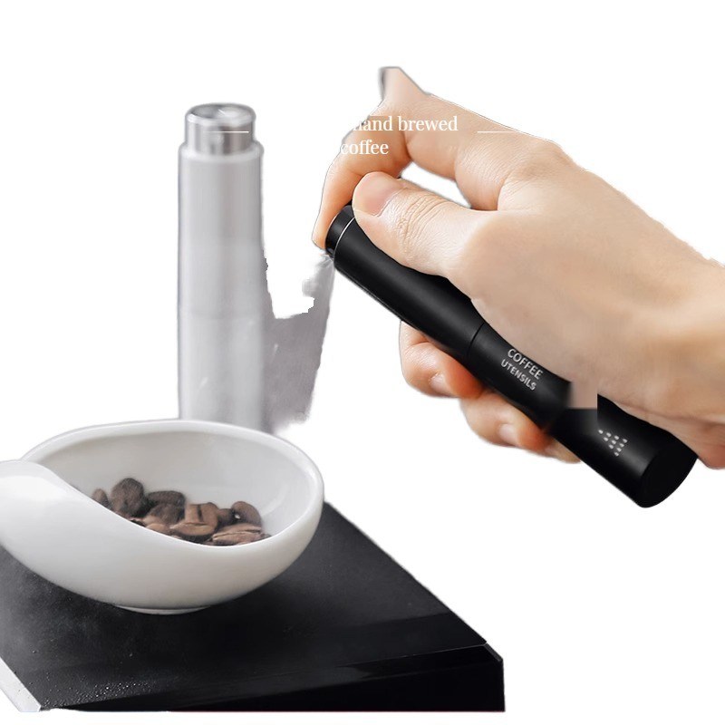 Botella compacta de spray de café de plástico ABS de 10 ml para dispensar fácilmente el polvo de granos de café