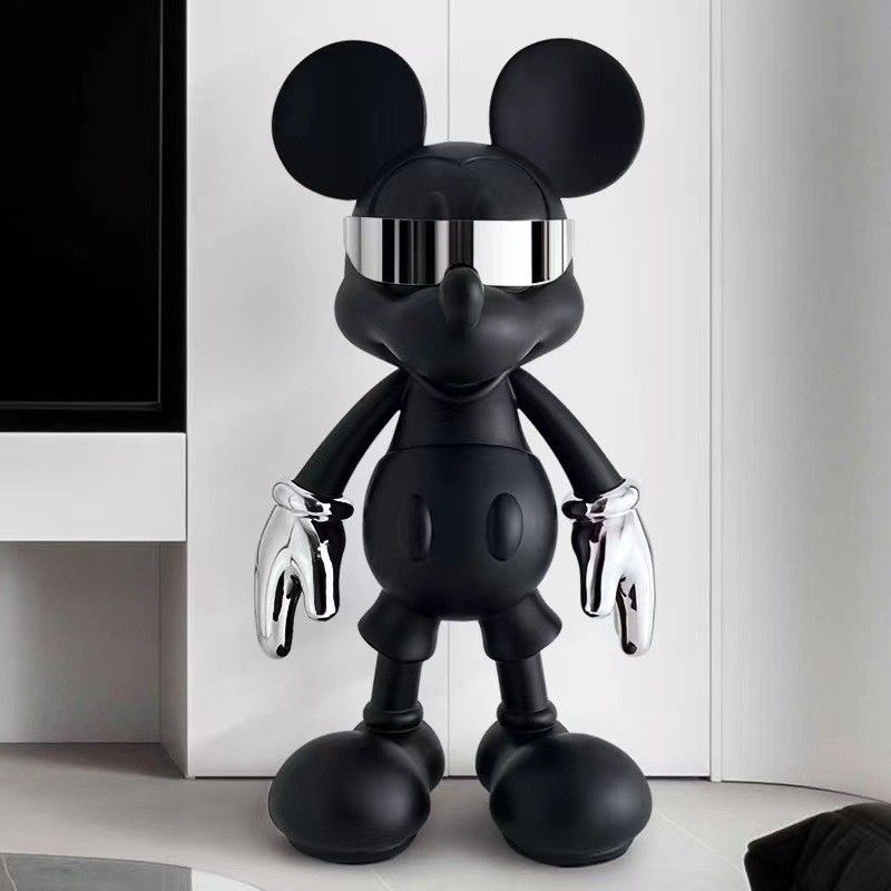 Ornamentaciones de cerámica contemporáneas de Cyberpunk Mickey Mouse para el salón y el suelo del porche
