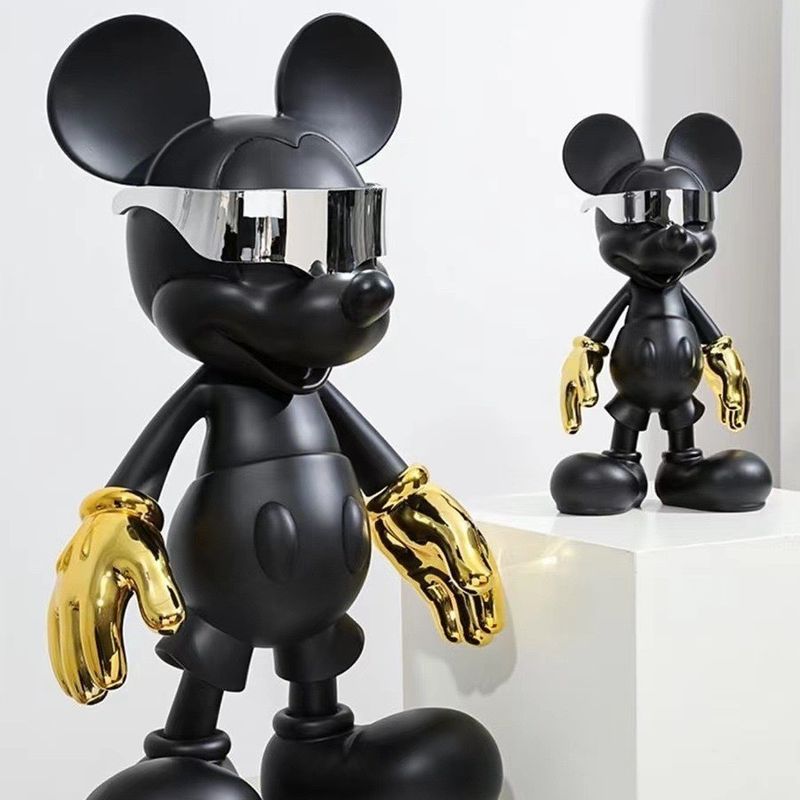 Ornamentación de cerámica de ratón Mickey moderno ecológico para el salón de televisión