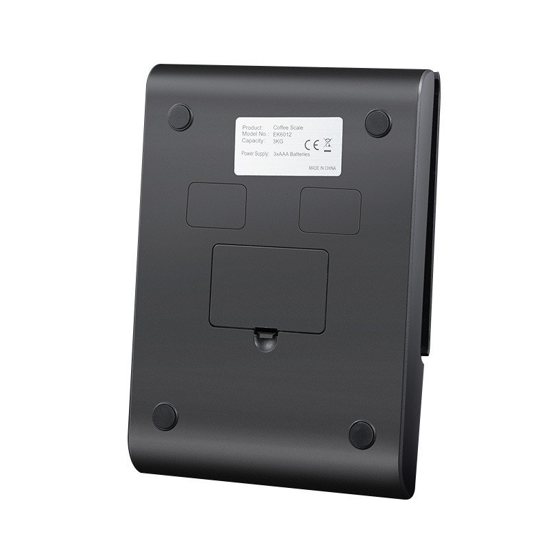 Rectángulo de alta precisión 3kg/0.1g Escala de cocina con temporizador y pantalla LCD retroiluminada