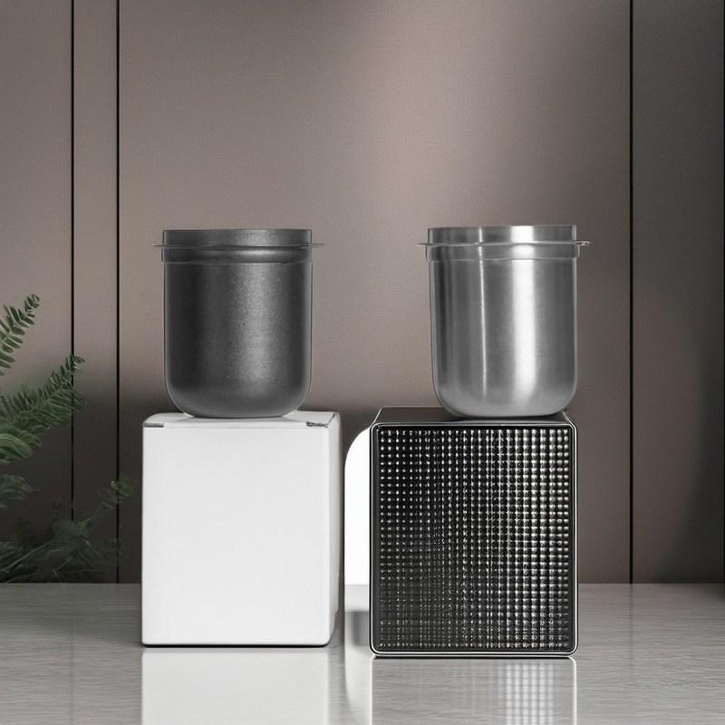 Barras de batido de acero inoxidable moderno plástico de manos libres copa de dosificación universal para la cocina