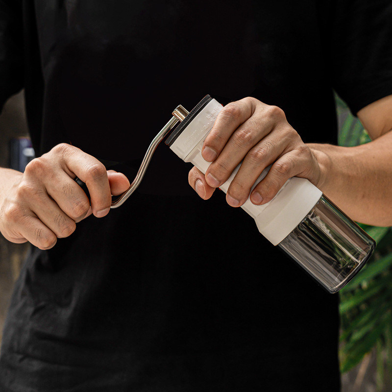 Herramientas de café y té Mini molino de mano portátil de acero inoxidable