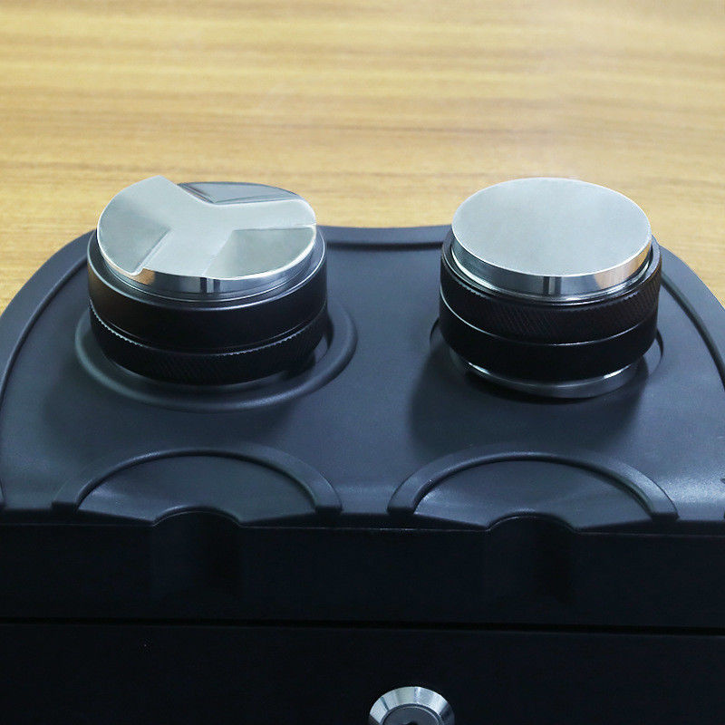 Distribuidor de baristas de mano de 54 mm, compatible con el filtro portátil de café