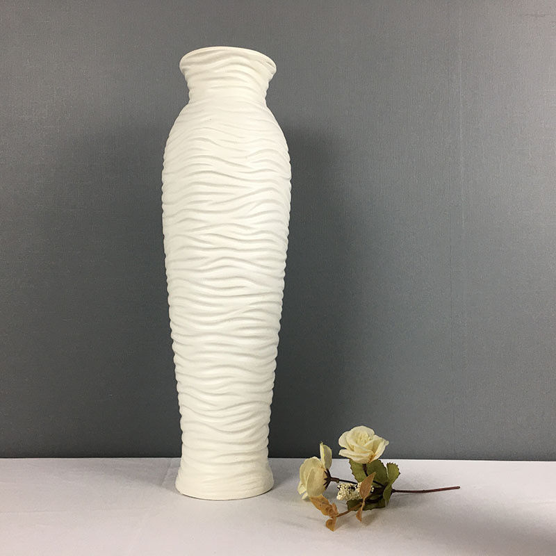 Vaso de flores de cerámica de diseño nórdico único para la decoración del hogar y el ornamento del salón
