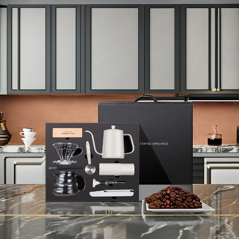 Grúa de café de viaje de velocidad ajustable de 48 mm Flat Burr Cordless Hand Shake Mill de acero inoxidable reutilizable