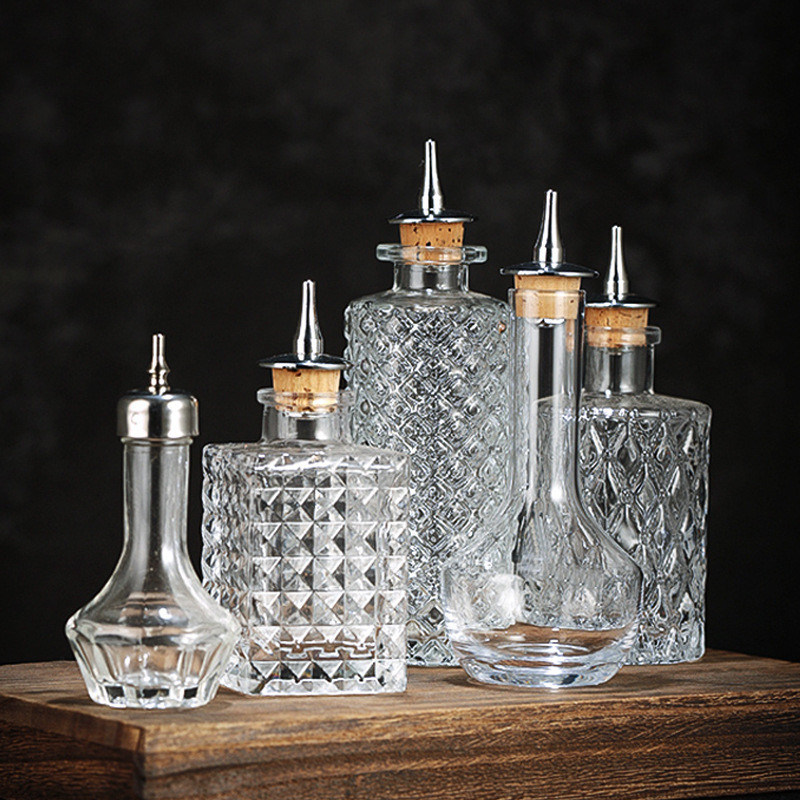 Directamente 5 paquetes de cristal de ámbar en forma de U para amantes del vino tinto