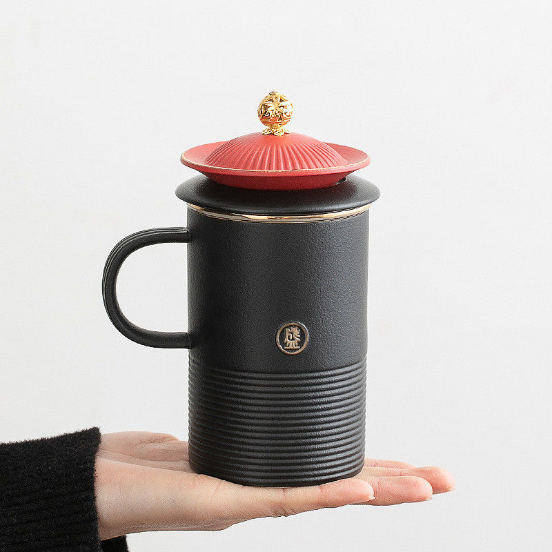 Todas las ocasiones King Cup personalizado de lujo hecho a mano árabe de oro borde de porcelana blanca tazas de té